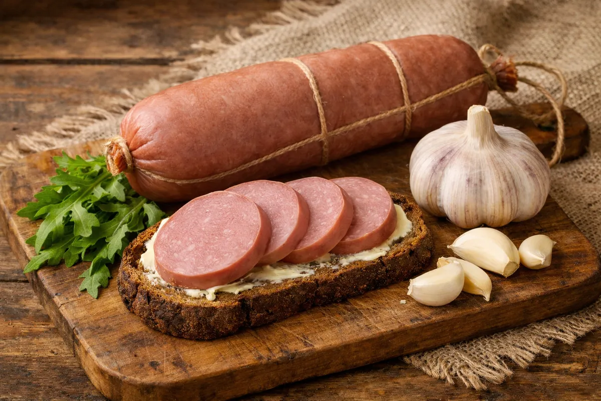 Салам „Камчия" — малотраен варено-пушен салам